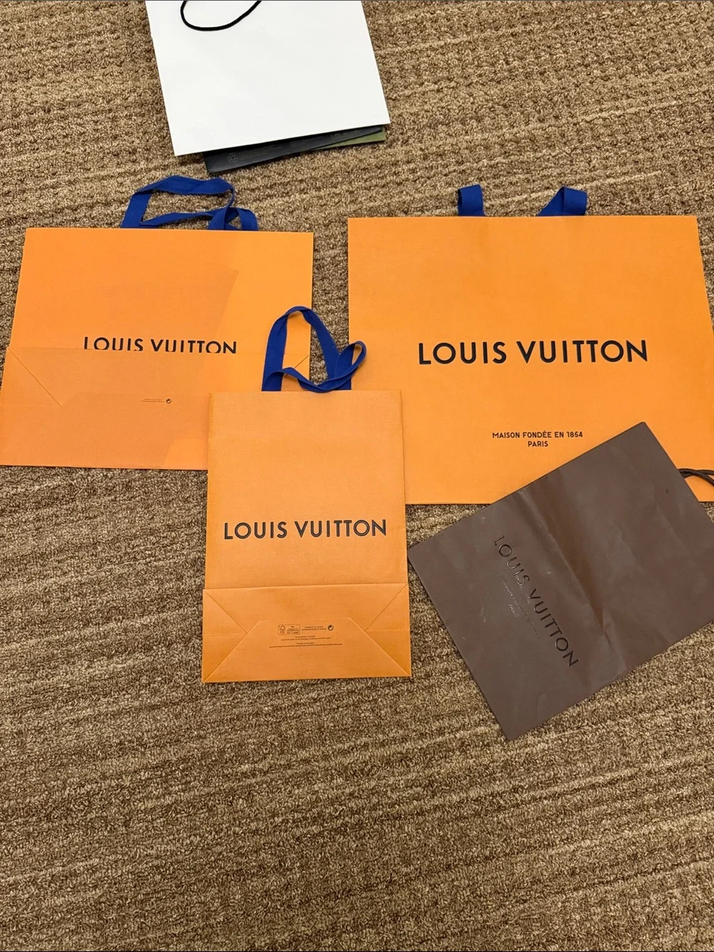 Authentic Assorted designer Shopping Bags, Chanel magazine